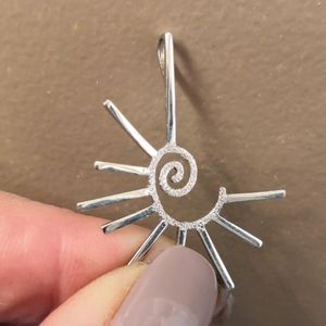 Sterling Silver Sun Pendant